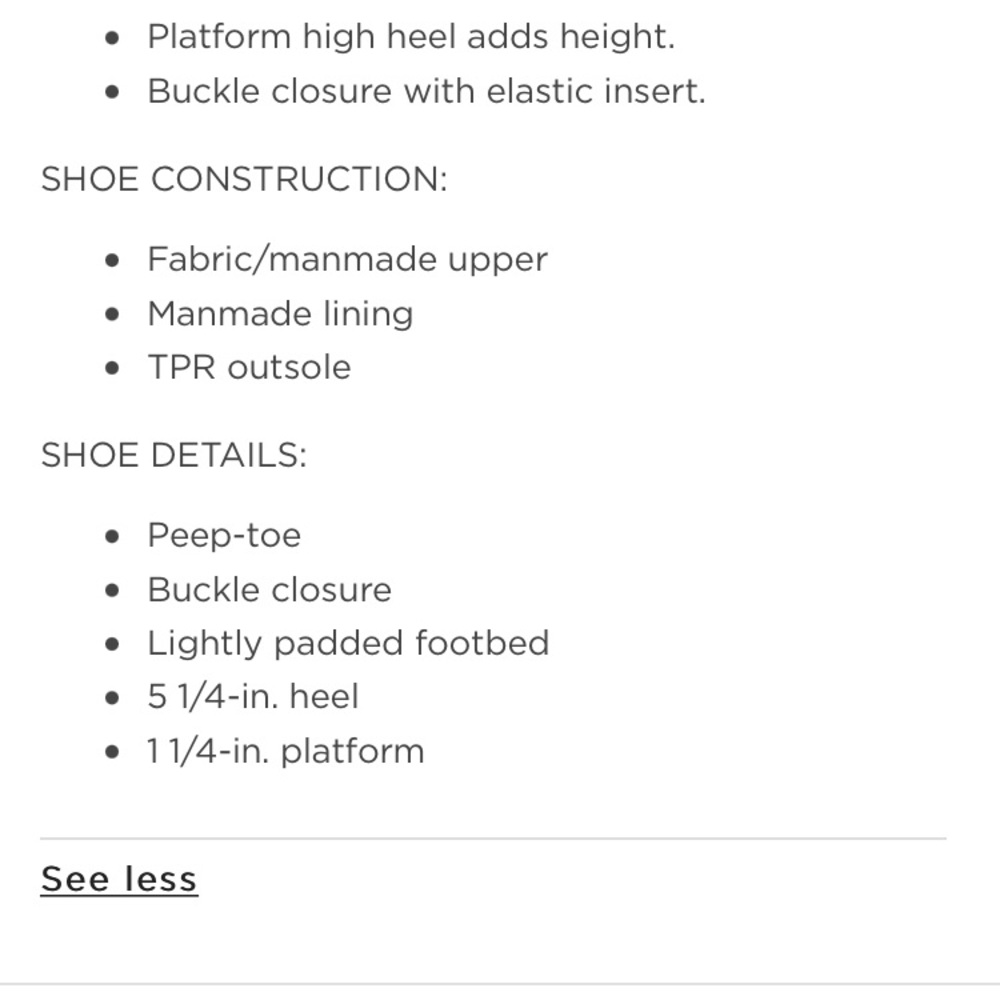Apt. 9 Tie Dye Open Toe Platforms Heels - Picture 3 of 12